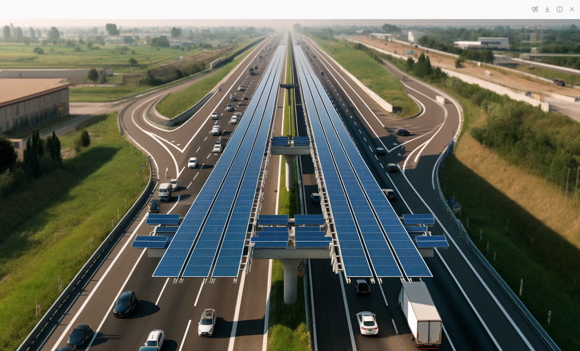 fotovoltaico in autostrada